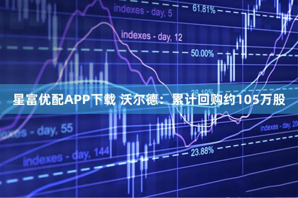 星富优配APP下载 沃尔德：累计回购约105万股